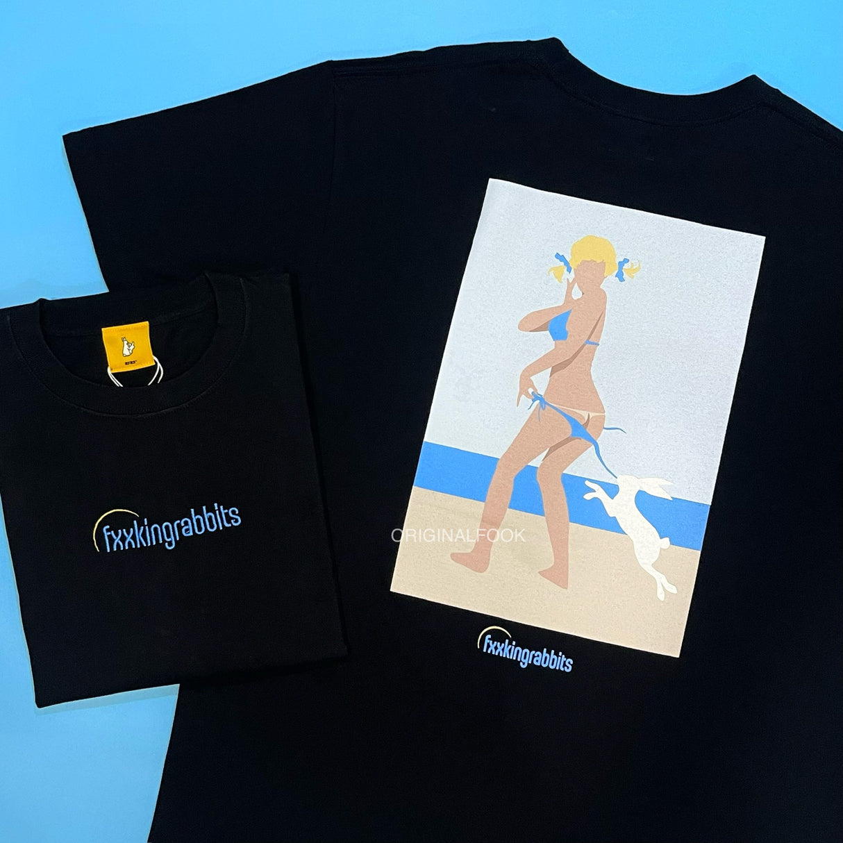FR2 JAPAN Tanning Girl Tee Black #FR2 #FR2 - originalfook singapore