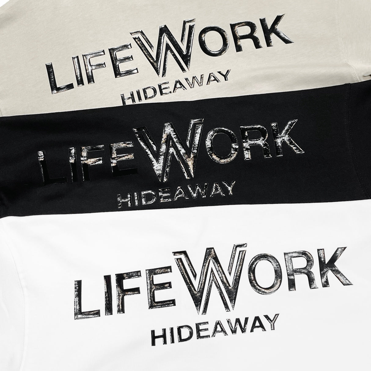 LifeWork Supima Cotton Chest Logo Tee Black lifework lifework - originalfook singapore