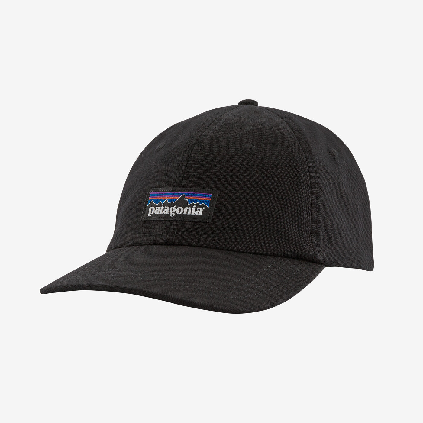 Patagonia P-6 Logo Cap Black - | ORIGINALFOOK