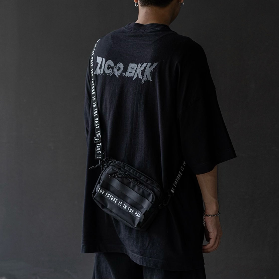 Human Made Military Sling Bag Black
