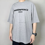 MASONPRINCE Classic Spray Logo Tee Heather Grey MASONPRINCE MASONPRINCE - originalfook singapore