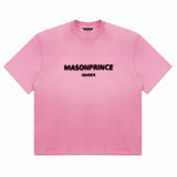 MasonPrince Classic Spray Logo Tee Faded Pink - ORIGINALFOOK