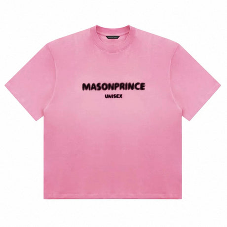 MasonPrince Classic Spray Logo Tee Faded Pink - ORIGINALFOOK
