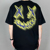 Rickyisclown [RIC] 3D Stencil Smiley Tee Black [R27230215A-T9] RICKYISCLOWN RICKYISCLOWN - originalfook singapore