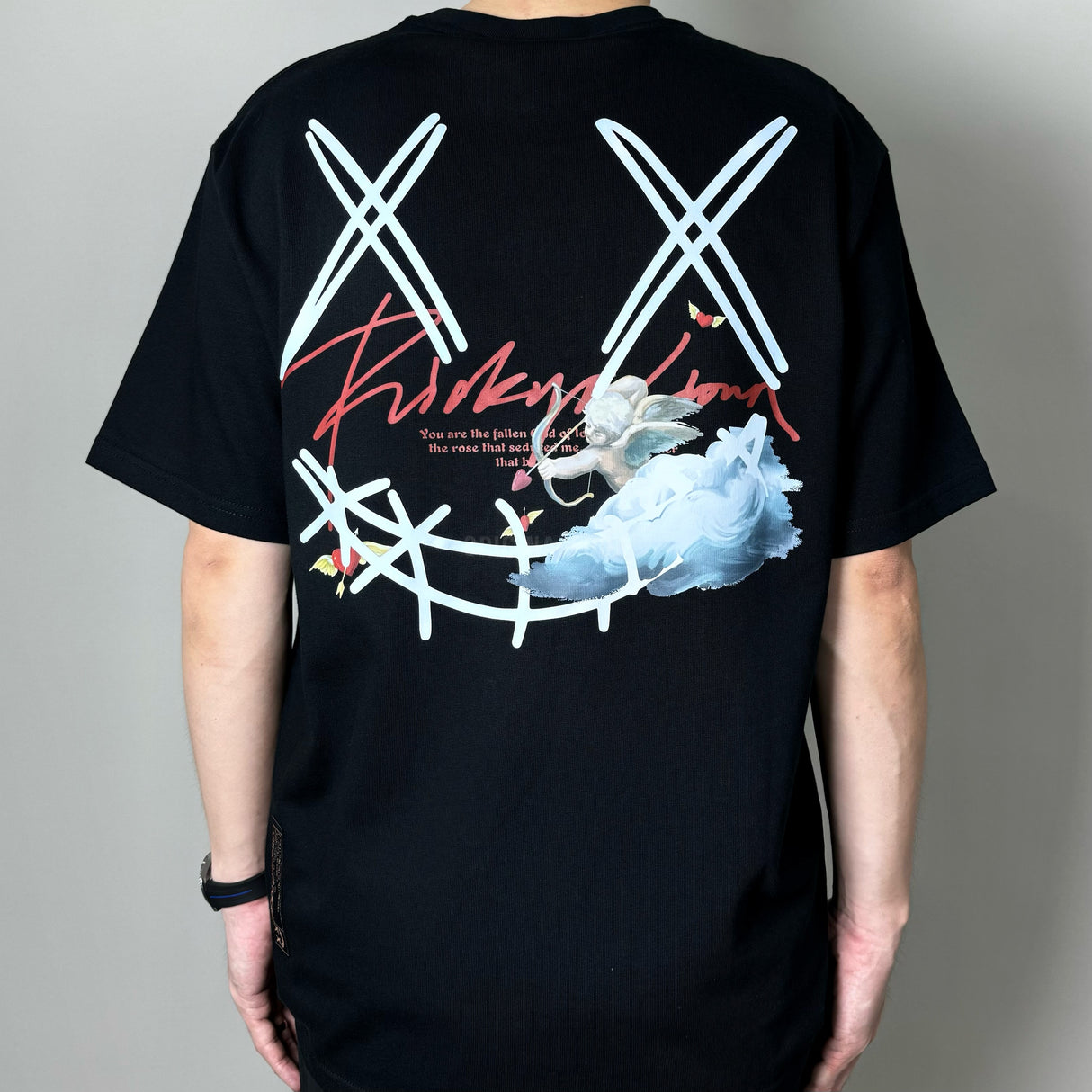 Rickyisclown [RIC] Angel Smiley Tee Black [R11220328i-J9]
