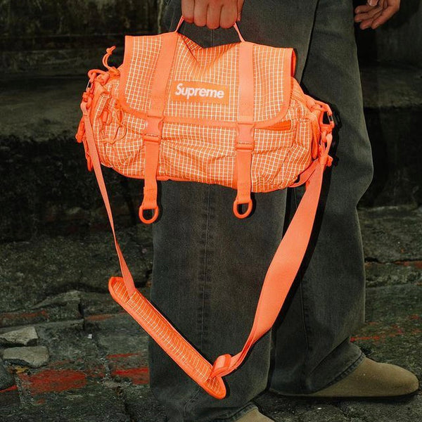Supreme duffle cheap bag yellow