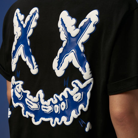 Rickyisclown [RIC] Embossed Cloud Smiley Tee Black [R27240131G-O9] RICKYISCLOWN RICKYISCLOWN - originalfook singapore