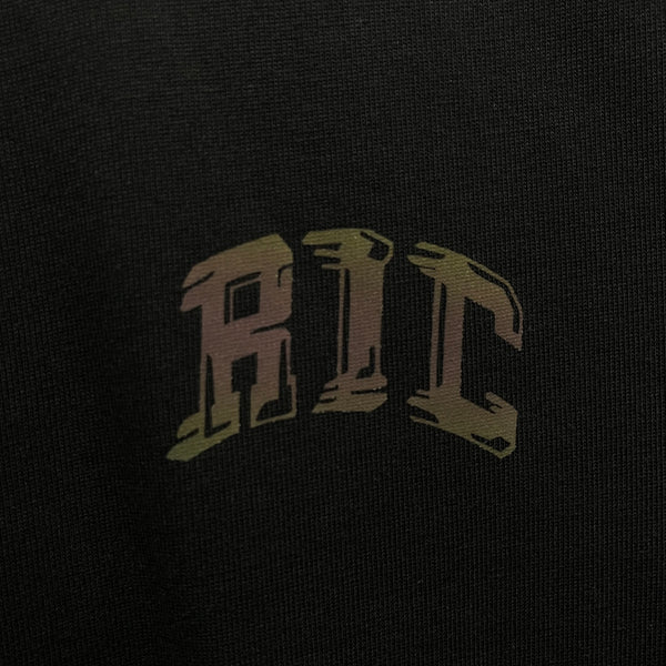Rickyisclown [RIC] Reflective Cyborg Smiley Tee Black [R27230418C-C8] RICKYISCLOWN RICKYISCLOWN - originalfook singapore