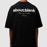 About:Blank Box Logo Tee Black - ORIGINALFOOK