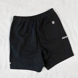 AAPE By Bathing Ape Embroidered Badge Sweat Shorts Black [6952] AAPE AAPE - originalfook singapore