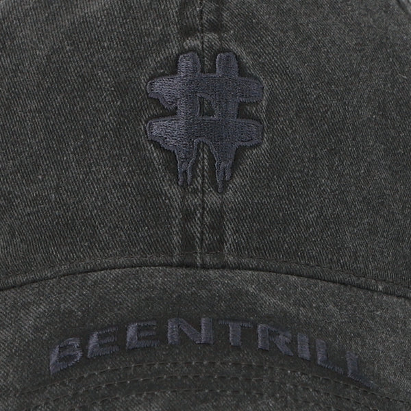 Been Trill Drippy Logo Baseball Cap Washed Grey BEEN TRILL BEEN TRILL - originalfook singapore