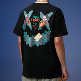 Rickyisclown [RIC] Joker Laser Reflective Smiley Tee Black [R17240131e-R9] RICKYISCLOWN RICKYISCLOWN - originalfook singapore