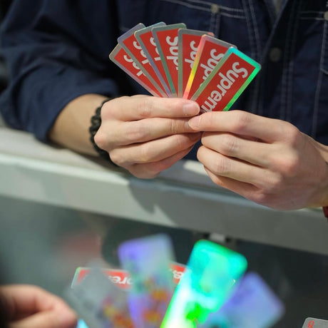 Supreme Bicycle Holographic Slice Playing Poker Card Deck SUPREME SUPREME - originalfook singapore