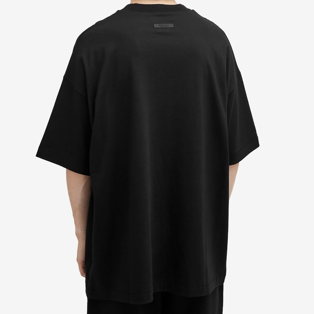 Fear of God Collegiate Logo Drop Shoulder Tee Black