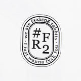 FR2 Fxxking Rabbits Oval Logo Tee White #FR2 #FR2 - originalfook singapore