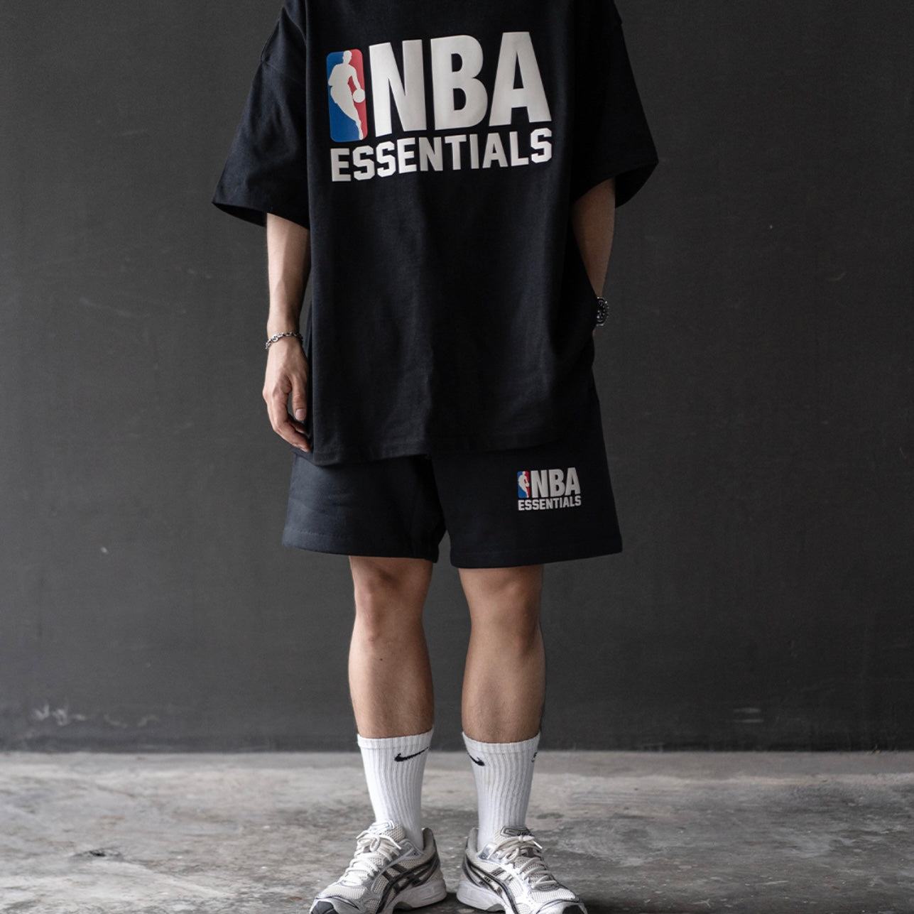 Buy Fear of God Essentials X NBA 90s Tee Black online in Singapore
