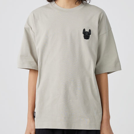 LifeWork Supima Cotton Chest Logo Tee Light Grey lifework lifework - originalfook singapore