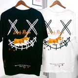 Rickyisclown [RIC] Corgi Dog Smiley Tee Black [R5220221F-K5] RICKYISCLOWN RICKYISCLOWN - originalfook singapore
