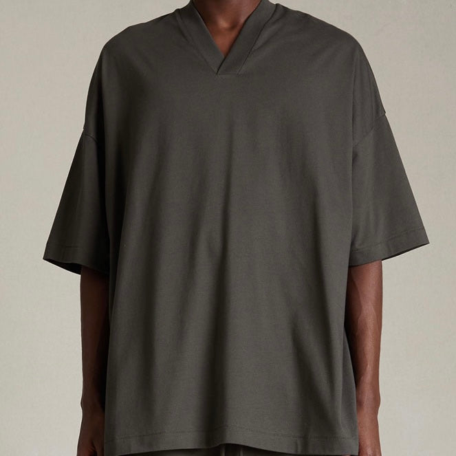 Fear of God Essentials Back Applique V-Neck Tee Ink (Oversized) FEAR OF GOD FEAR OF GOD - originalfook singapore
