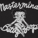 Mastermind World x Betty Boop Damaged Boxy Tee Black White - ORIGINALFOOK