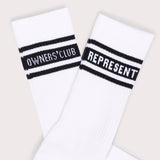 Represent Owners Club Socks White REPRESENT REPRESENT - originalfook singapore