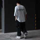(FINAL SALE) Fear of God Essentials Signature Logo Tee Light Heather