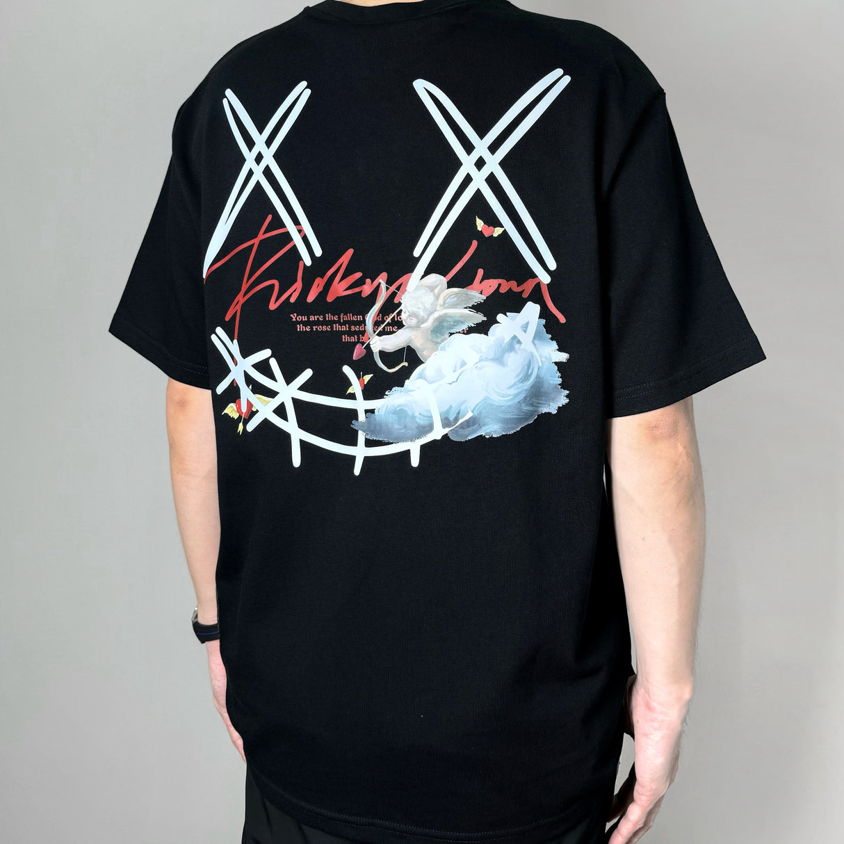 Rickyisclown [RIC] Angel Smiley Tee Black [R11220328i-J9]