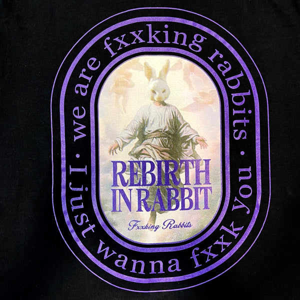 FR2 JAPAN Rebirth In Rabbit Tee Black Purple (Japan Exclusive) #FR2 #FR2 - originalfook singapore
