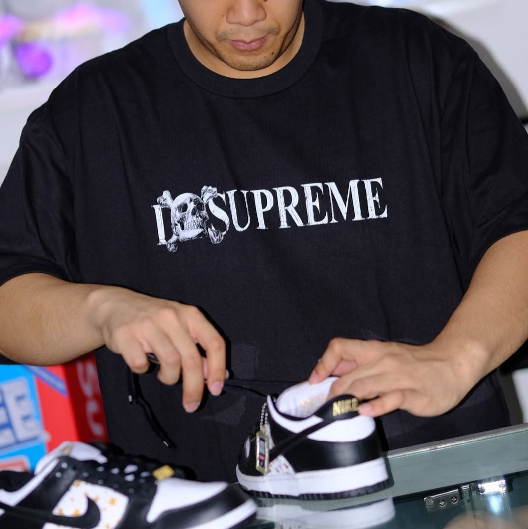Buy Supreme Skull Tee Black online in Singapore | ORIGINALFOOK
