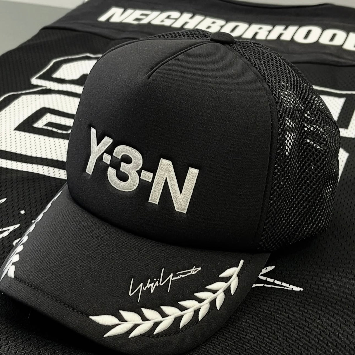 Neighborhood X Y-3 Trucker Cap Black