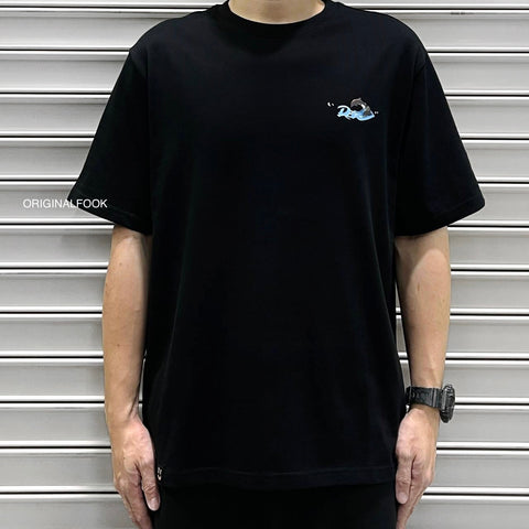 Rickyisclown [RIC] Sunset Ocean Smiley Tee Black [R17230418E-H8]