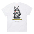 White FR2 Ninja Tee from FR2 apparel collection, featuring ninja-inspired design on lightweight cotton fabric.