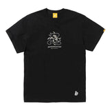 Black FR2 Ninja Tee from the FR2 apparel collection, featuring a ninja graphic on the front.