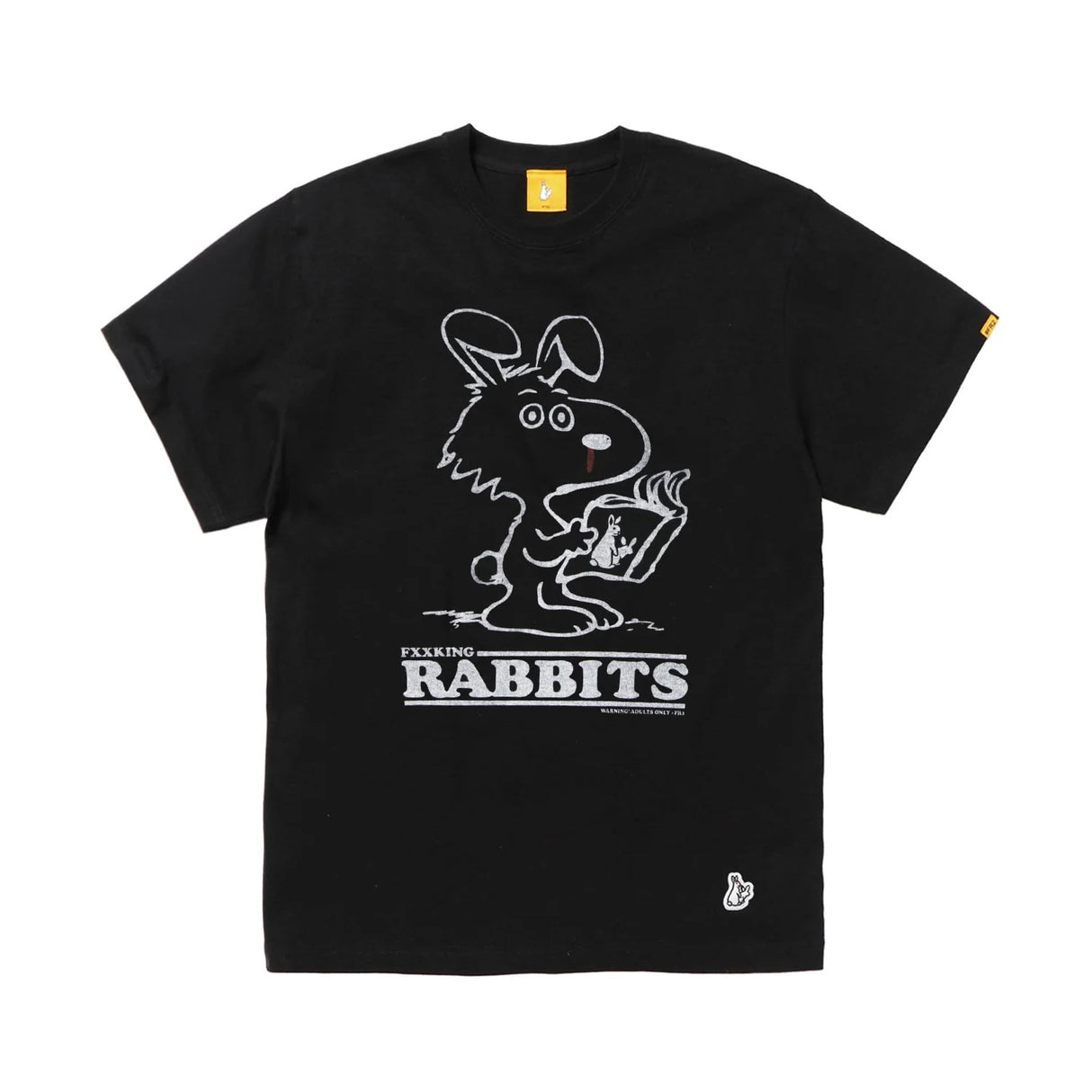 FR2 Fxxking Rabbits Adults Only Tee Black FR2 FR2 - originalfook singapore