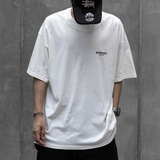 White REPRESENT Owners Club Logo Tee shirt with black graphic print on front, casual streetwear style.