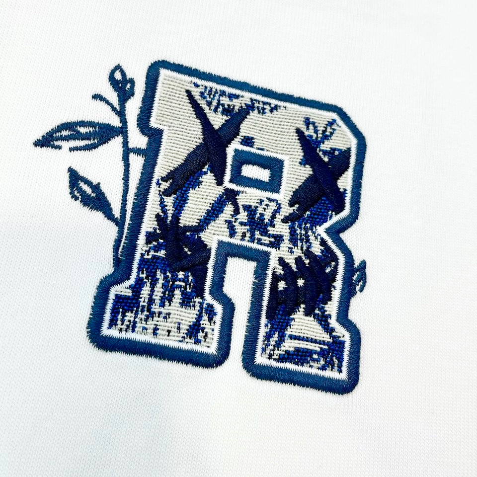 Rickyisclown "Dior" Motif Embossed White Tee R37250210D (A10)