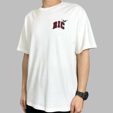 RICKYISCLOWN Chest Embossed Snake Tee White [R37240620C-A2] RICKYISCLOWN RICKYISCLOWN - originalfook singapore