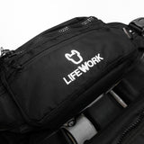 LifeWork Signature Hip Sack Large Waist Bag Black lifework lifework - originalfook singapore