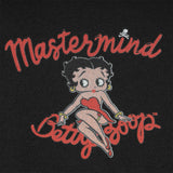 Mastermind World x Betty Boop Damaged Boxy Fit Hoodie Black Red - ORIGINALFOOK