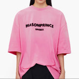 MasonPrince Classic Spray Logo Tee Faded Pink - ORIGINALFOOK