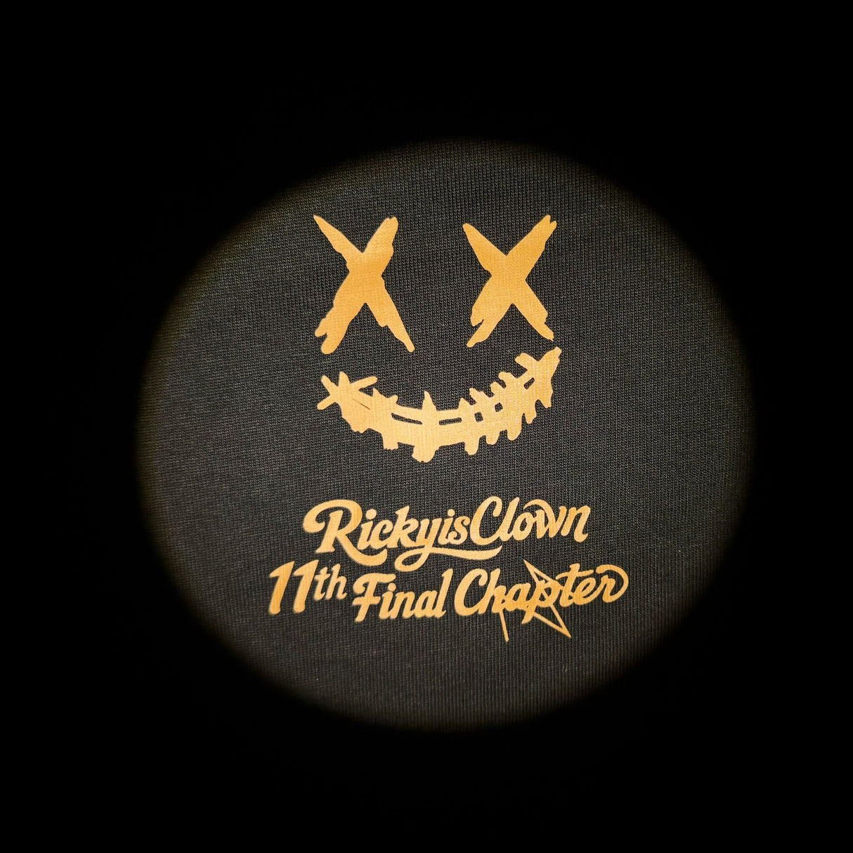 Rickyisclown Gold Foil Leather Tee Black R37251104J C11 - ORIGINALFOOK