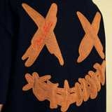 Rickyisclown [RIC] Mamba Embossed Smiley Tee Black Brown [R4220222B-N5] RICKYISCLOWN RICKYISCLOWN - originalfook singapore