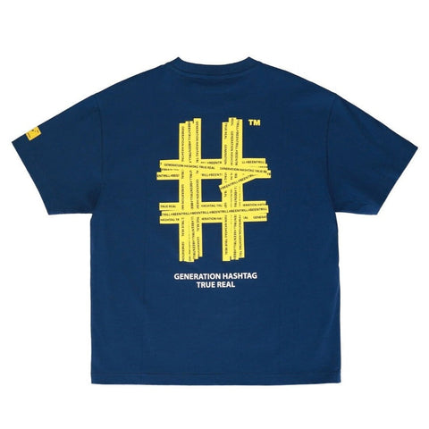 Been Trill Tape Logo Tee Navy