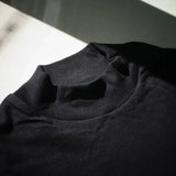 Fear of God Essentials Core Felt Logo Tee Black FEAR OF GOD FEAR OF GOD - originalfook singapore