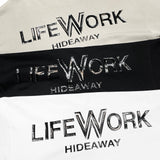 LifeWork Supima Cotton Chest Logo Tee Light Grey lifework lifework - originalfook singapore