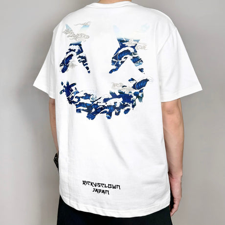 RICKYISCLOWN JAPAN 🇯🇵  Kanagawa Wave Tee White [R11220810B-E7] RICKYISCLOWN RICKYISCLOWN - originalfook singapore