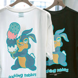 FR2 Rabbit Ice Cream Tee Black Tiffany (Japan Exclusive)