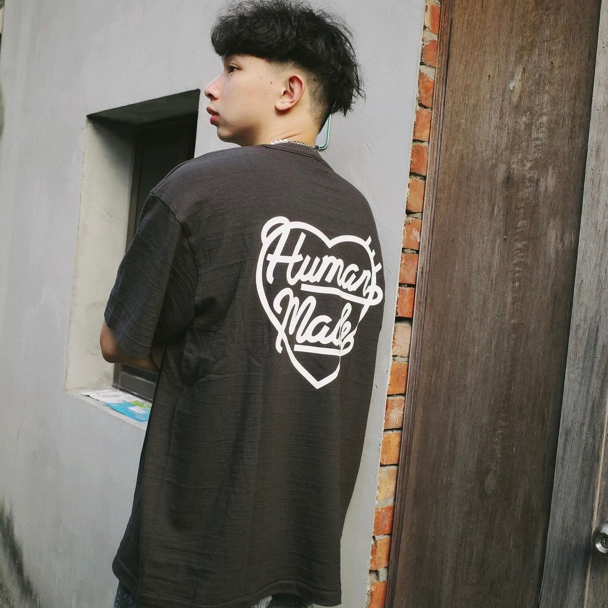 Human Made Heart Pocket Tee Black HUMAN MADE HUMAN MADE - originalfook singapore