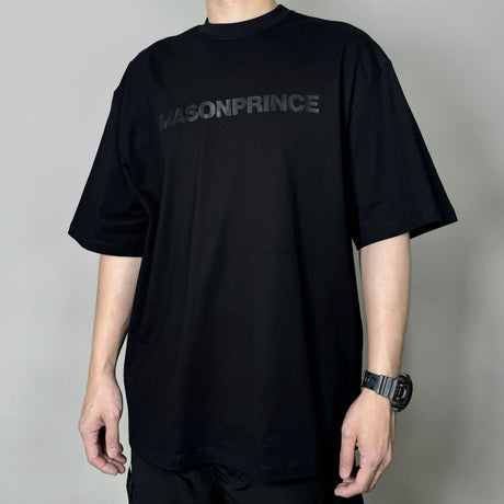 MASONPRINCE Basic Logo Tee Black MASONPRINCE MASONPRINCE - originalfook singapore