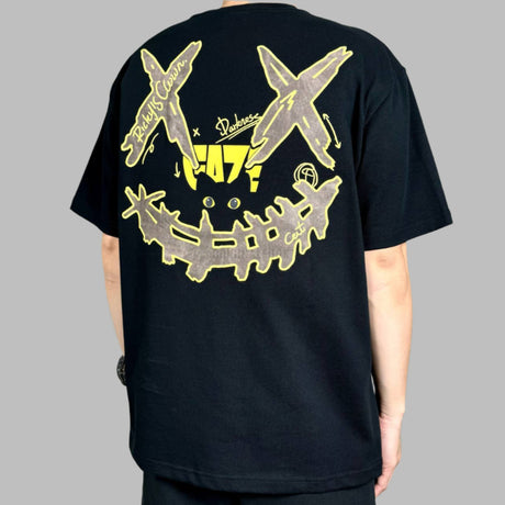 RICKYISCLOWN Midnight Cat Smiley Tee Black [R37240813D-Y9] RICKYISCLOWN RICKYISCLOWN - originalfook singapore